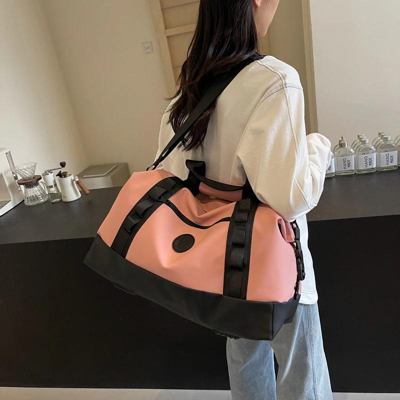 Geantă de călătorie de mare capacitate geantă de depozitare bagaje pentru călătorii de afaceri nou model de afaceri la modă buzunar unic de umăr