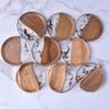 Fashion Wood Coaster Heat Resistant Utensils Protection Serving Tray Non-Slip Table Decorative Cup Pad Kitchen Use