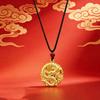 Chinese Alloy Dragon Brand Keychain Pendant Car Hanging Metal Accessories Pendant Bag Hanging Gift Decoration