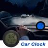 Car Clock Solar Automotive Dash Clock Calendar LED Temperature Tester For Classroom Travel Table Bedside Fridge RV Shop Stove