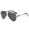 European and American Trend Frameless Polarized Sunglasses Men's UV Resistant UV400 Glasses Driver's Driving Frog Sunglasses