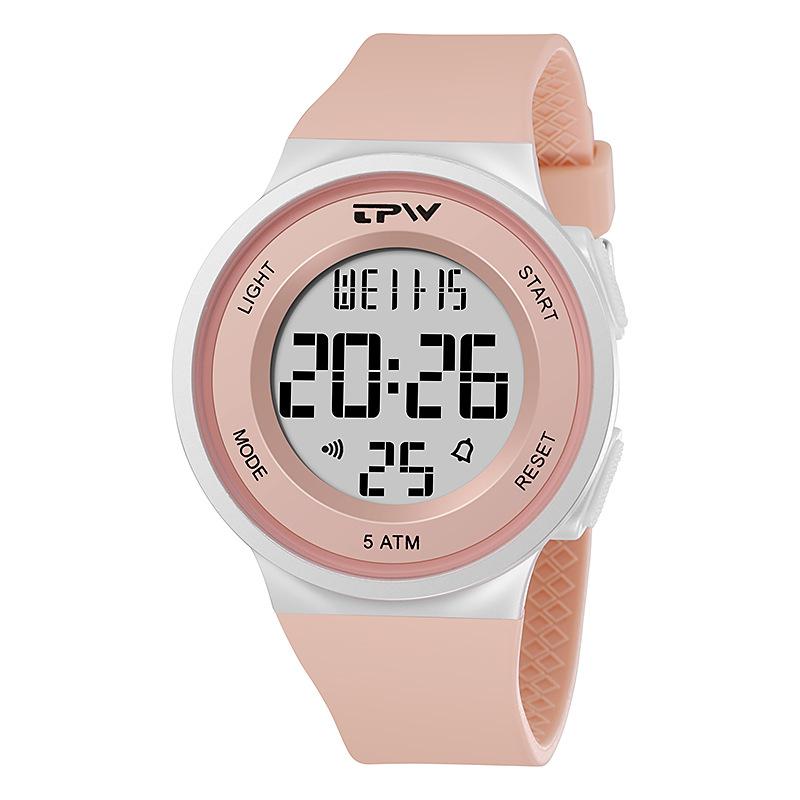 Módne outdoorové športové hodinky Pánske multifunkčné hodinky Budík Man's Clock Chronograf 5bar vodotesné digitálne hodinky
