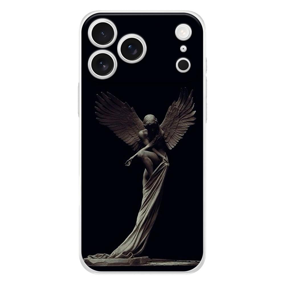 Clear TPU Phone Case For iPhone 17 Air 16E 16 11 15 14 Pro MAX 12 13 7 8 Plus SE Easter Cover Protection Ancient Greek Sculpture