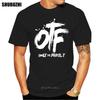 Men Black TShirts Fashion Adult Tees Cotton Tops Oneck with Lil Durk Otf Pattern Printed Summer Fashion Teeshirt Male Tops