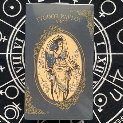 Fjodor Pawlow Tarot, Tarotkarten im handgezeichneten Stil, Puzzle-Tischspielkarten für Wahrsagerei und Wahrsagerspielzeug