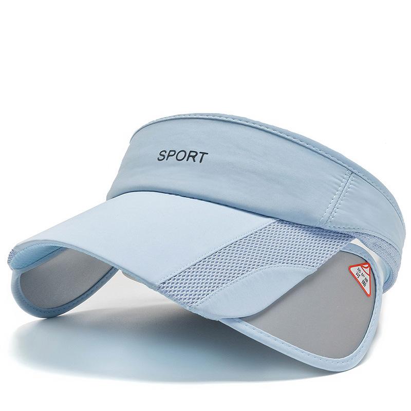 Empty top hat men's and women's spring and summer sunshade outdoor big eaves hat can pull the brim sun hat breathable sweat-absorbing retractable hat