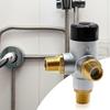 Brass Thermostatic Valve 1/2Inch 3 Way Control Temperature Regulation Thermostatic Mixing Valve For RV Water Heaters Temperature