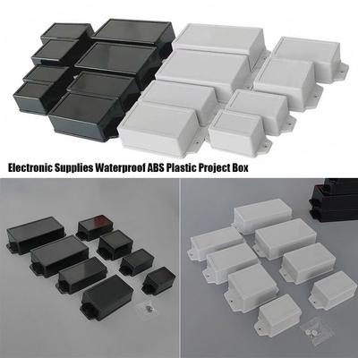 Waterproof Project Enclosure Boxes White Black ABS Plastic Storage Case 10 Styles Housing Instrument Case Electronic Supplies