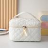 INS Quilted Makeup Bag Large Capacity Multifunctional Cosmetic Bag Portable Toiletry Bag Women Girls