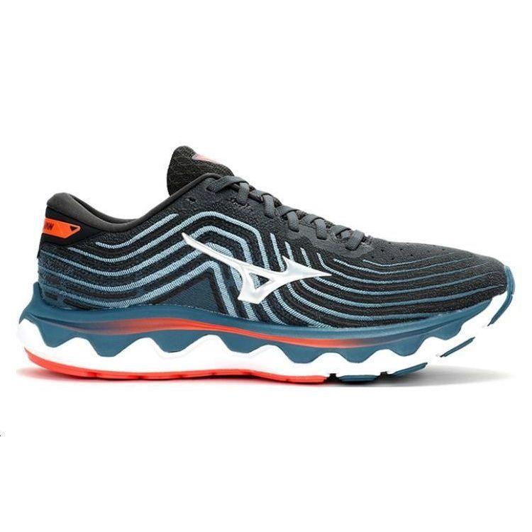 Mizuno Horizon 6 Comfortable Stylish Durable Breathable Low-Top Casual Running Shoes Men Sneakers Black Silver Orange J1GC222611