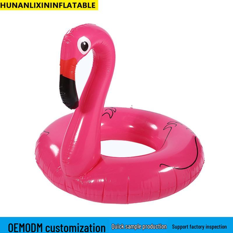 Custom Adult Flamingo PVC Pool Float Swim Ring OEM ODM