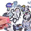 50Pcs Spaceman Spaceport Skateboard Stickers Laptop Luggage Decals Sticker