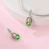Abstract Geometric Design Copper Line Art Character Charm Suitable For Fit Diy Original Bracelet Fine Jewelry Gift