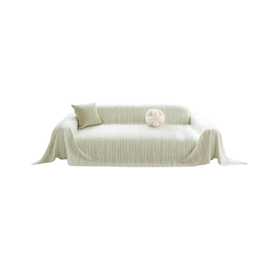Summer Cool Ice Silk Sofa Cover: Non-slip, Full Mat & Cushion Blanket