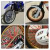A59X-72Pcs Universal Motorcycle Wheel Hub Spoke Cover Wheel Protective Cover Suitable For Dirt Bikes