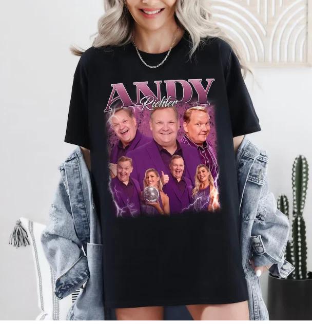 Vintage 90s Andy Richter DWTS Graphic T-Shirt XL