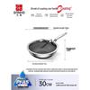 Sanhe Titanium Non-Stick Wok - Flat Bottom, 30cm