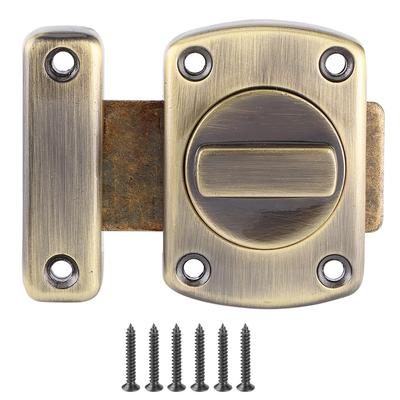 Zinc Alloy Sliding Door Lock Latch Bolt Buckle for Cabinet Closet Cupboard AccessoryBolt Lock L