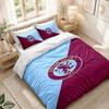 Set Biancheria da Letto 1 Copripiumino 2 Federe Stampa Calcio Aston Villa Camera da Letto Decorazione Casa
