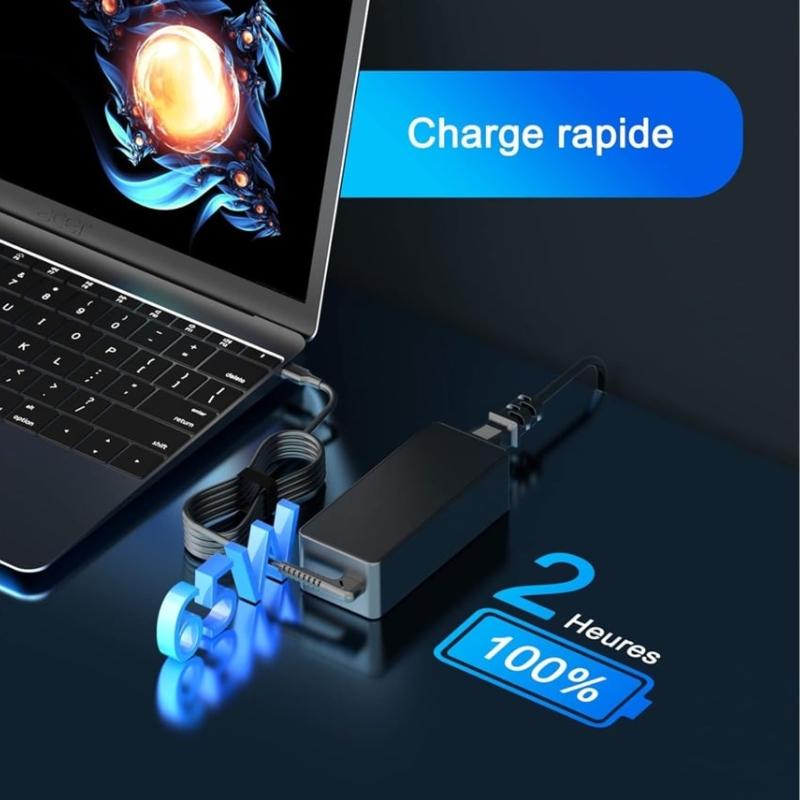 Charger For 65W Lenovo Type-C Laptop Thinkpad T480 T480S T490 T490S T495