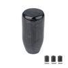 Racing Carbon Fiber Gear Shift Knob Universal Automotive Manual Shifter Stick Head Oval Shape Style Car Interior Upgrade