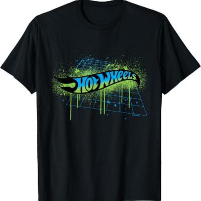 Hot Wheels - Tričko s logem ve spreji