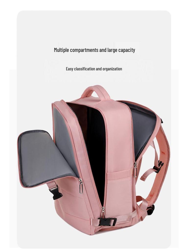 Popular Large-Capacity Travel Backpack for Men & Women – Versatile Business, Commuting, and Leisure Schoolbag with Multi-Compartments & Laptop Slot