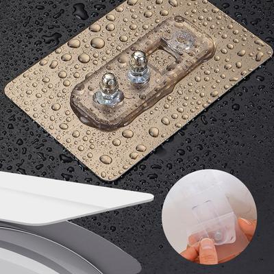 No Punching Double Hole Screw Sticker Variable Distance Wall Hanger Traceless Nail Screw Hook Wall Screw Sticker