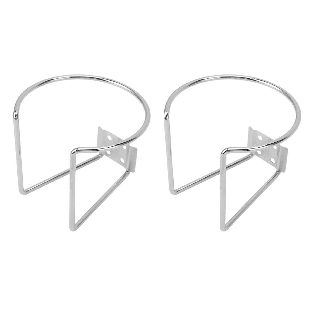 2Pcs Boat Cup Holder Multifunctional   Stainless Steel Drink Holder for Boat Yacht Truck Car Apartment RV