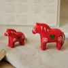2Pcs Resin Horse Statue Figurines,Desk Figures Shelf Sculptures Table Ornaments for Fireplace