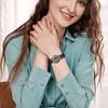Stainless Steel Bracelet Watch with Waterproof Cute and Stylish Analog One Size Fits Quartz Rose Gold Perfect Gift for Day Women's Design Display,