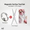 Schwarzes Loch Form Katzenauge Nagelkunst Magnet Sauger Hohl Katzenauge Nagelkunst Effekt Magnetischer Ring für Magnetischer Gel-Lack Maniküre Werkzeug