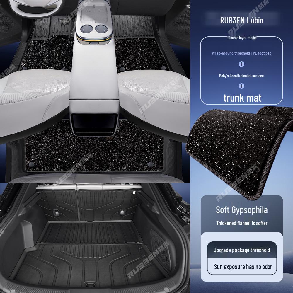 Xiaopeng G7 Door Sill TPE Floor Mats - Wear-Resistant, Anti-Slip, Waterproof