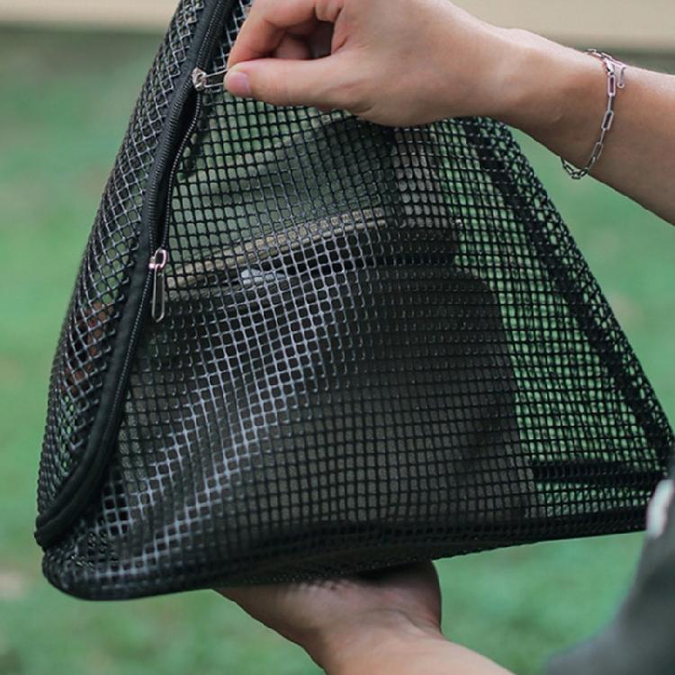 Convenient Triangles Shape Hanging Net Food Drying Net Outdoor Hanging Triangles for Holding Camping Gear