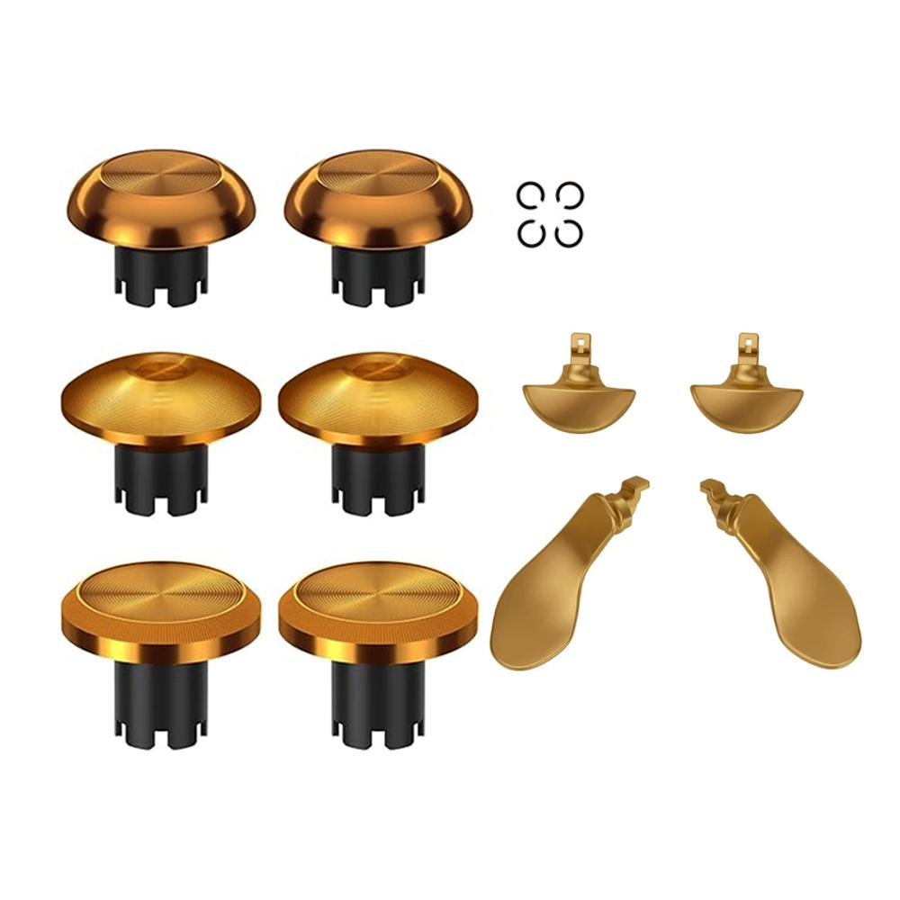 Metal Thumbsticks for PS5 Edge Controller Analog Joystick 4 Back Paddles Triggers Buttons Replacement Accessories Parts
