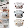 Handmade Unstuffed Pouf Cover Footstool for Bedroom Living Room Decoration