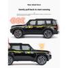 1/24 Toyota Prado LC250 Automobile Model Metal Die Cast Simulation Sound Light Seat Foldable Boys Birthday Gift Children's Toys