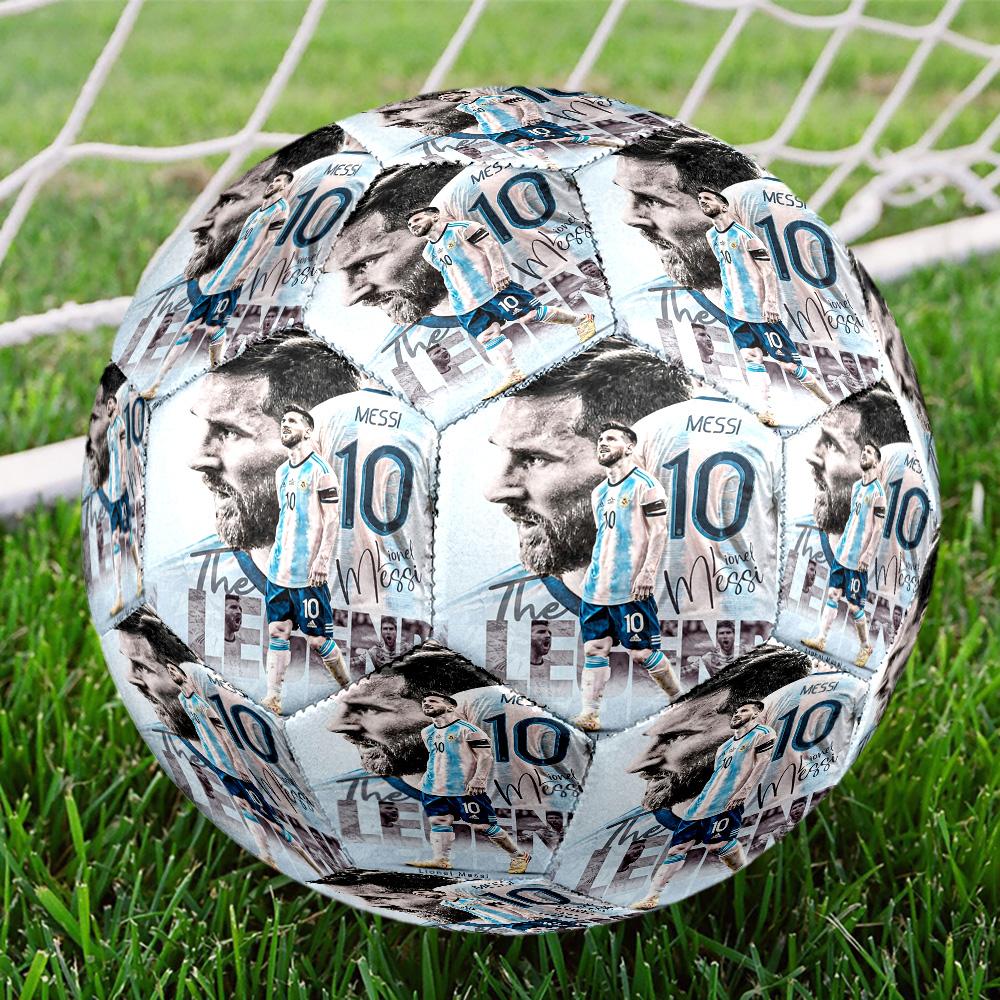 Messi 10 Number Number Soccer Star Soccer Ball Size 5 Football Machinestitched Indooroutdoor Universal Football Surprise Collection Gift