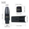 IRIN ND252 Alto Saxophone Mouthpiece Kit Plastic Mouthpiece Cap Set Leather Clip Saxophone Mouthpiece Accessories