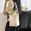 Trendy Women's Pu Bucket Bag Stylish Stitch Detail Fashionable Shoulder Bag For Summer