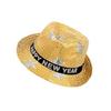 Flashing Sequins Hats with Star Happy New Year Hats With LED Lights And Sequins Perfect For Men And Women Party Supplies
