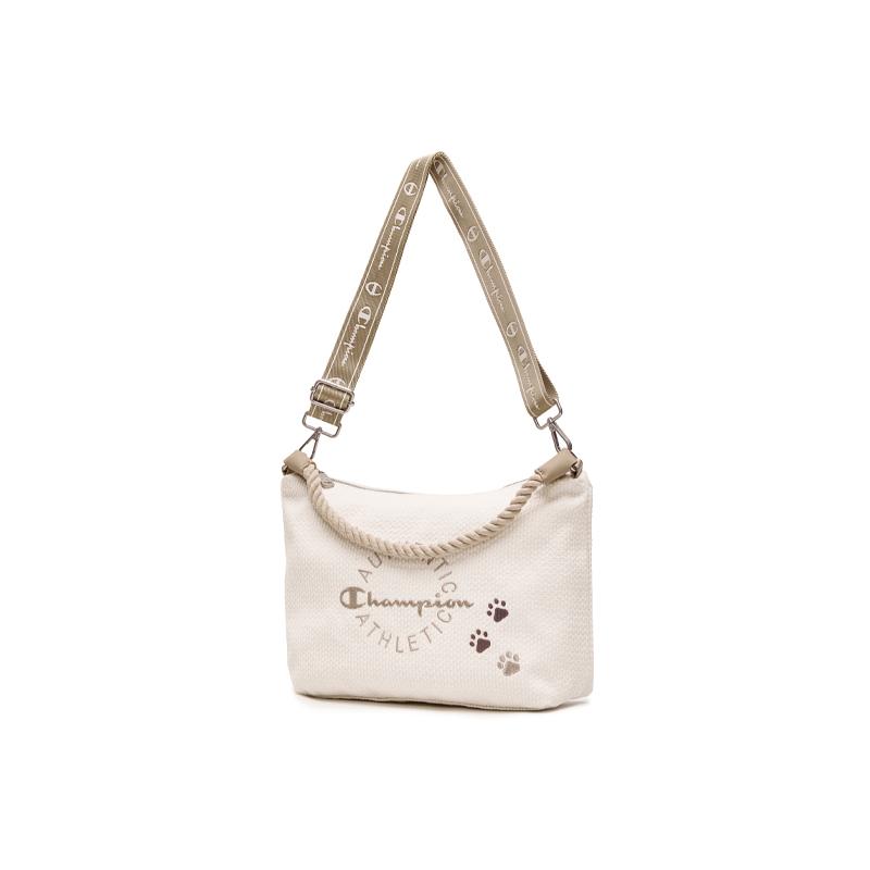 New Champion Fabric Shoulder Bag Regular Unisex Ecru U5BACPU57