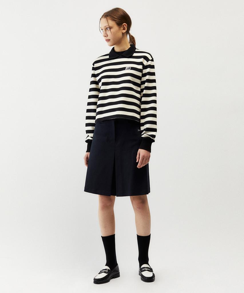 MAYOL Cotton Blend Bermuda Shorts_Navy