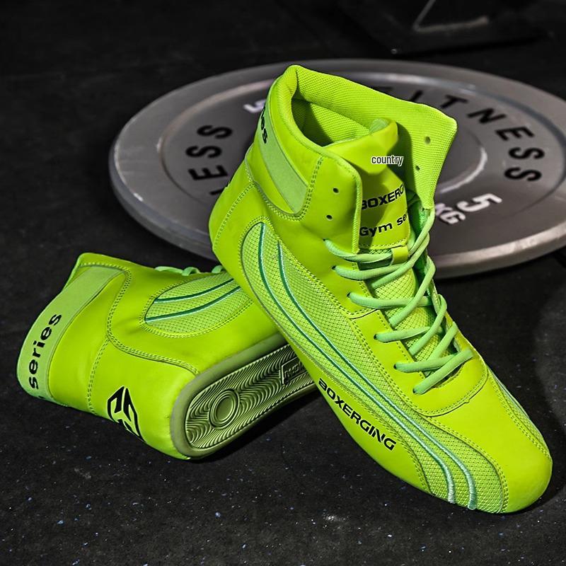 Unisex High-Top Boxschuhe für Erwachsene & Kinder - Ideal für Sanda, Kampfsport, Training, Ringen, Fitness & Gewichtheben