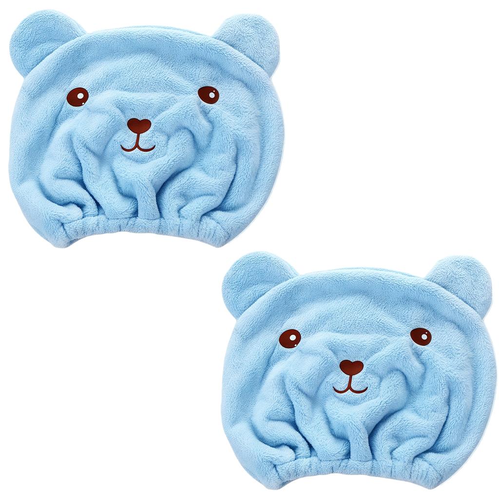 Fast Absorbent Dry Hair Cap Thick Corals Fleece Hair Towel Gentle On Hair Post Shower Swimming Use Head Cover Protections