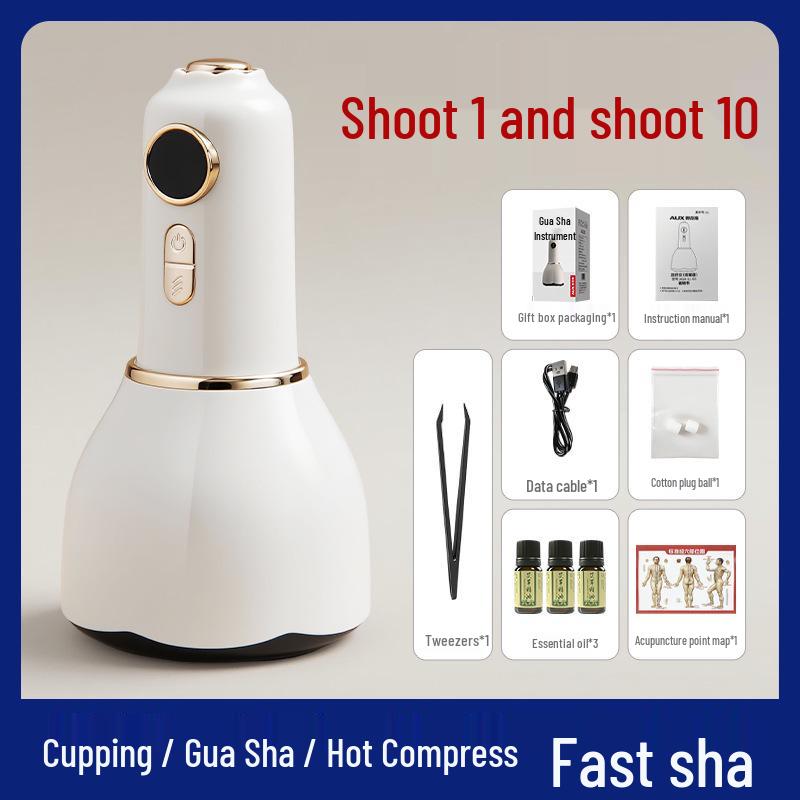 Oakes Electric Gua Sha & Cupping Massager: Meridian Dredging, Dampness Removal, and Vacuum Therapy Device.