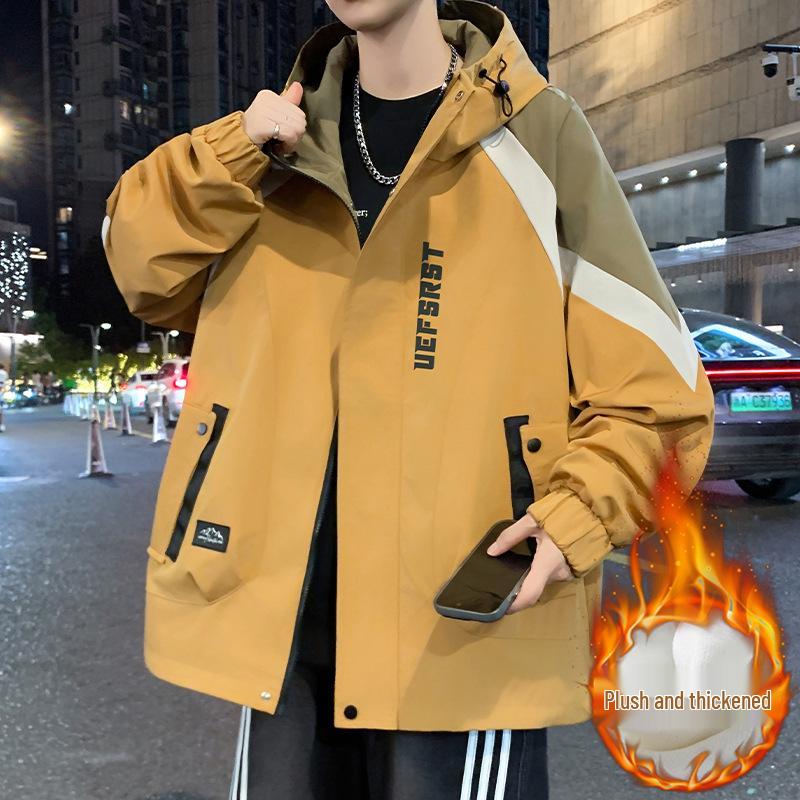 2025 Spring/Autumn Youth Boys' Stylish Casual Jacket for Middle School Students