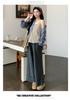 Spring 2026 Maternity Fashion: Plaid Shirt, Striped Vest & Wide-Leg Pants Set