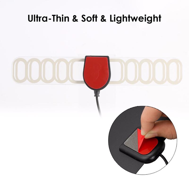 Antenă receptor activ TV digital impermeabilă 20Db pentru mașină Dvb-T Dvb-T2 1080P