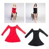 1/6 Hip Skirt, Long Sleeved Dress Tight-Fitting Skirt